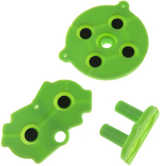 Groene Geleidende Pad Knop Knoppen Rubber Pads geschikt voor GBA Game Boy Advance
