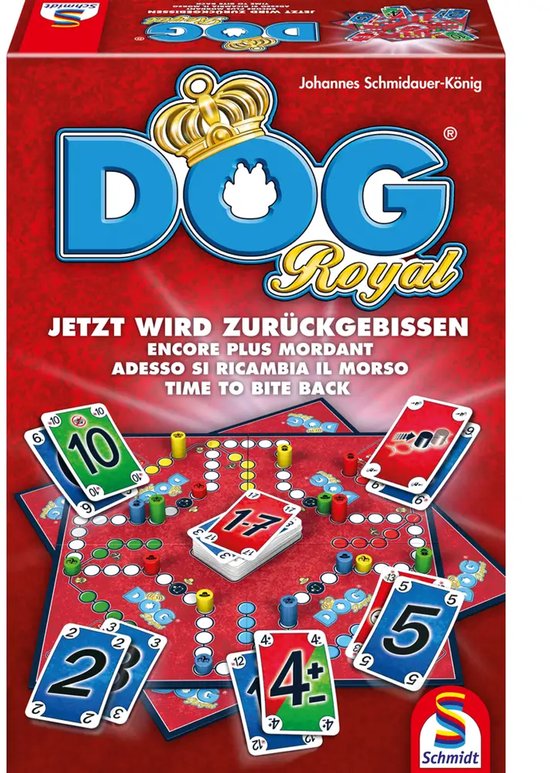 Schmidt - Bordspel DOG Royal - Familiespel - Strategisch teamspel met rollen - 2-6 spelers - vanaf 8 jaar