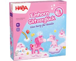 Haba bordspel Eenhoorn Flonkerglans - Een feestje voor Rosalie - educatief kinderspel.