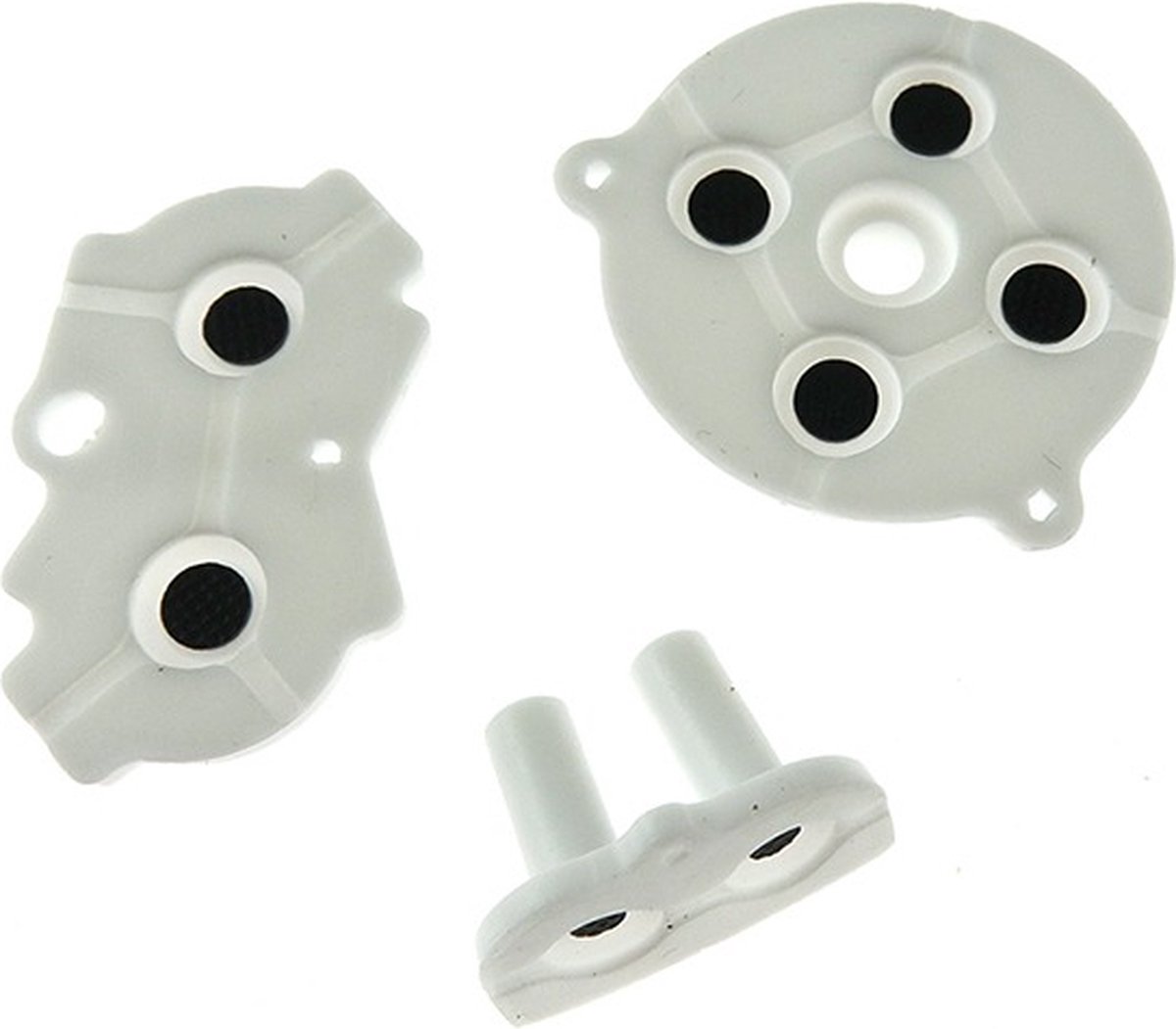 Witte Geleidende Pad Knop Knoppen Rubber Pads geschikt voor GBA Game Boy Advance