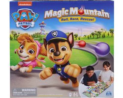PAW Patrol Magic Mountain spel - PAW Patrol-spel met Chase, Marshall, Skye, Rubble en meer, makkelijk activiteitenspeelgoed voor kinderen, plezier voor kinderen en gezin, 2-6 spelers