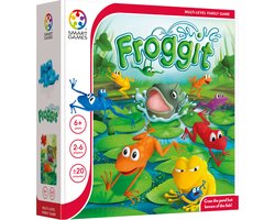 SmartGames Froggit - Strategisch Familie Bordspel - Meerdere Spelniveaus - 2 tot 6 Spelers - Vanaf 6 Jaar
