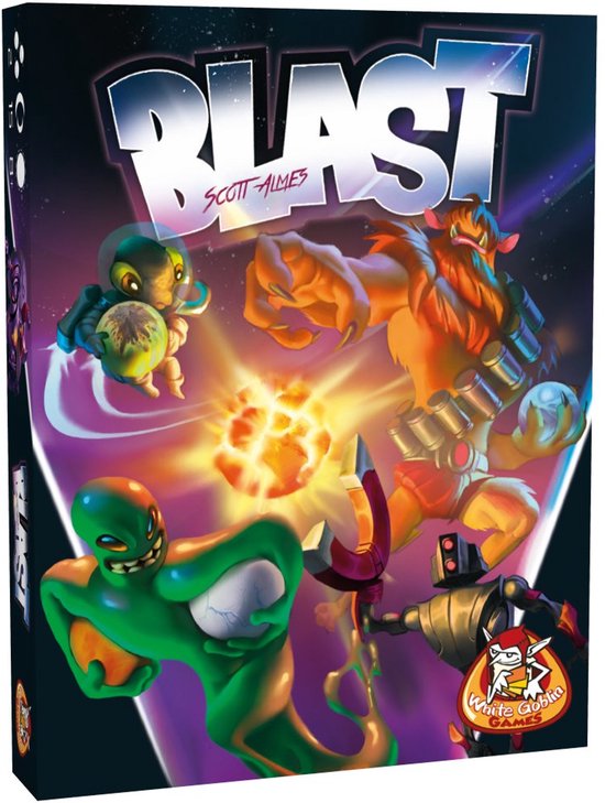 White Goblin Games - Blast - Kaartspel - 2 spelers - Slagenspel - Snel spel - Leuk cadeautje