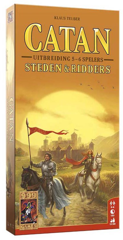 999 Games - Catan: Uitbreiding Steden & Ridders 5/6 spelers - Bordspel