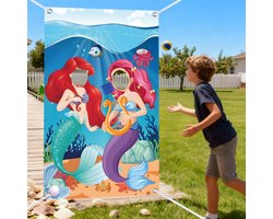 Kinderen Beanbag worpspel 4 zakjes met draagtas feestje buitenset