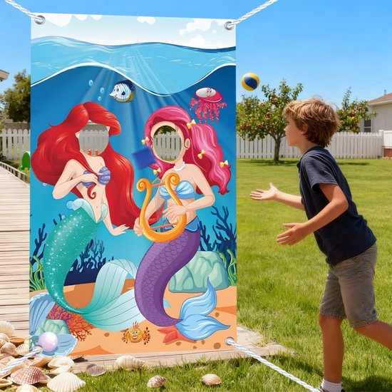 Kinderen Beanbag worpspel 4 zakjes met draagtas feestje buitenset