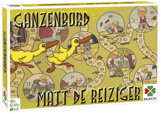 Tactic Spellen van Toen: Matt de Reiziger / Ganzenbord – Bordspel – Familiespel – Vanaf 4 jaar – 2-6 spelers