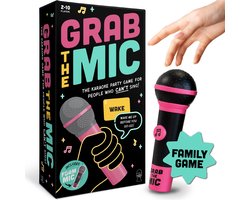 Grab The Mic - Karaoke Partyspel - Muziekspel voor 2-10 Spelers - Bekend van TikTok - Originele Engelstalige versie