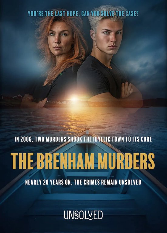Unsolved: The Brenham Murders | Cooperative Murder Mystery - Escape Room at home (1-8 players, from age 15+)