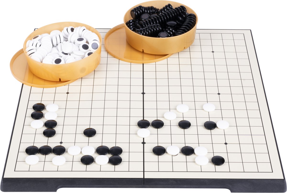 Reis Go Bordspel Magnetisch Opklapbaar 36x36 cm – Strategisch Reisspel met Opbergvak – Engelhart