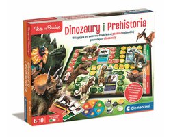 Board Game Quiz Dinosaurs & Prehistory Ice Age Edition Polish Language Clementoni 50804 - UNI