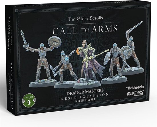 The Elder Scrolls: Call To Arms - Draugr Masters - Miniature Game - Ongeschilderd