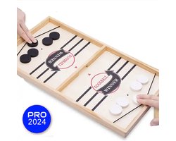 Slingpuck - Foosball Winner - Slingershot - Boardball - Sjoelen - Sjoelen - Tafelvoetbal - Super Winner - Slinger Hockey Bordspel