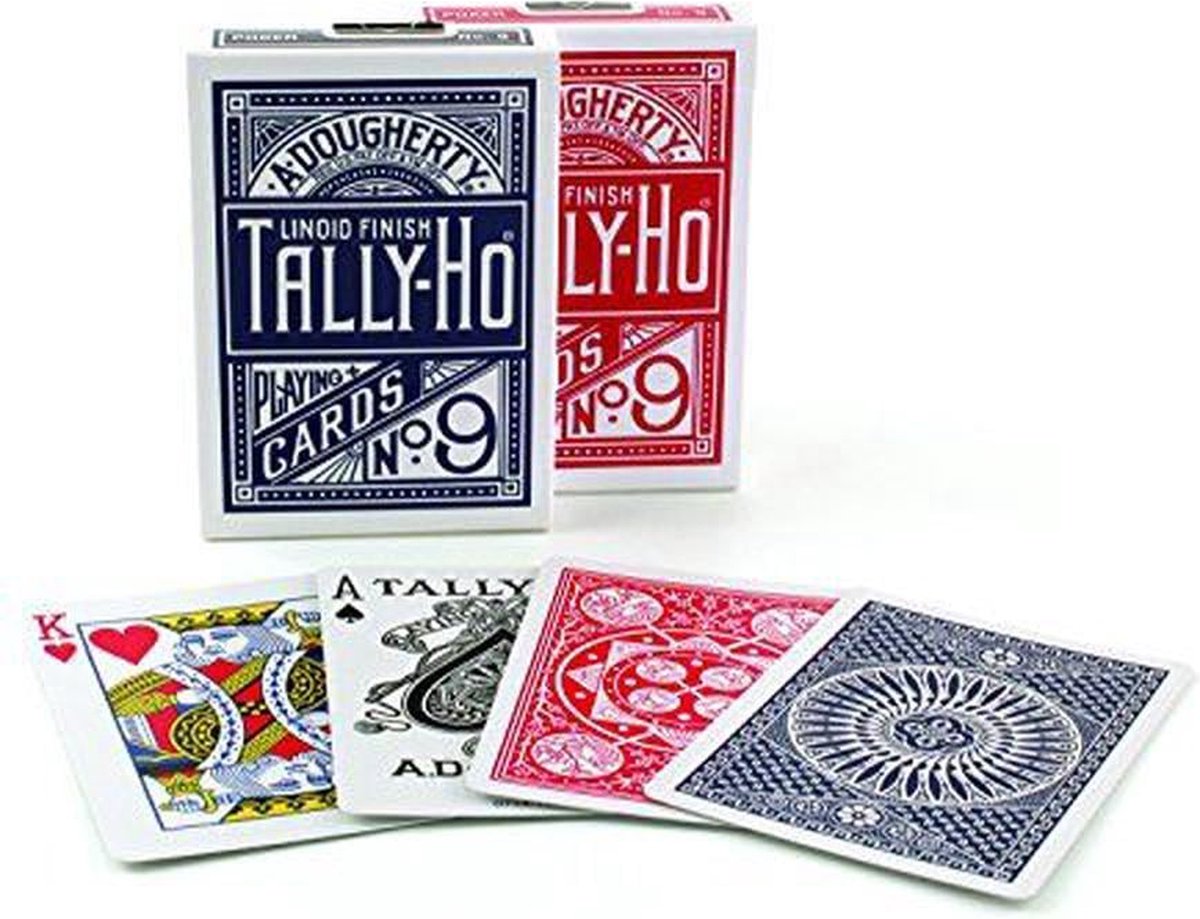 Tally-Ho Circle Blauw Speelkaarten Kaartspel Pokerkaarten