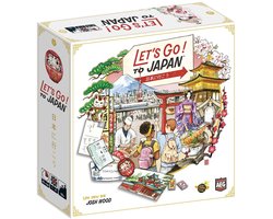 SnelShoppen - Bordspel Let's Go! to Japan | Gezelschapsspel voor 1-4 spelers | Leeftijd 10+ | Speelduur 45 minuten | Franse versie | Perfect voor fees