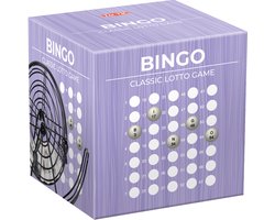 Tactic Bingo – Bordspel – Classic Games - Inclusief 75 Balletjes en 18 Bingokaarten – Stevige Metalen Bingomolen – Bingooooo!