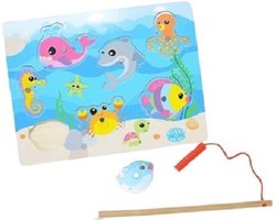 2-Play Visspel houten hengelspel 30x22,5 cm