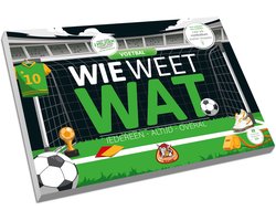White Goblin Games - Wie Weet Wat: Voetbal - Partyspel - 2 tot 10 spelers - Speelt snel en de uitleg is nóg sneller - Wie Weet Wat speel je altijd, met iedereen en overal - Ideaal cadeau
