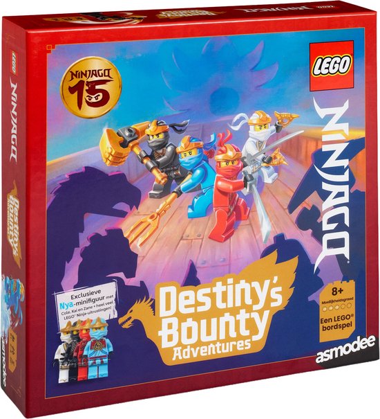 LEGO NINJAGO Destiny’s Bounty Adventures - Coöperatief Bordspel - 2 tot 4 spelers - Vanaf 8 jaar - Verstelbare moeilijkheidsgraad