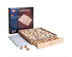 Omgoods - Houten Sudoku Bordspel met 100 Puzzels voor Breintraining