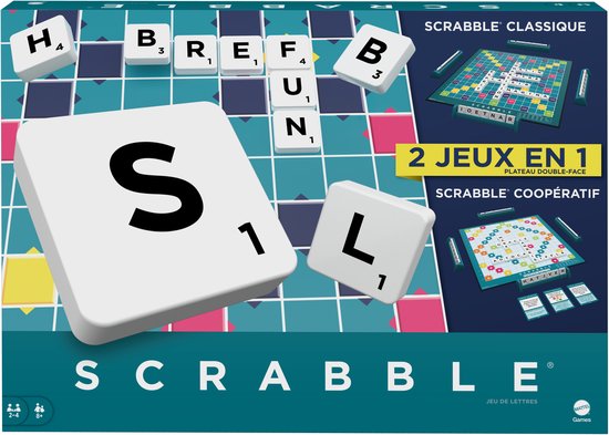 Scrabble Together - Bordspel - 2 jeux en 1 - Franstlig