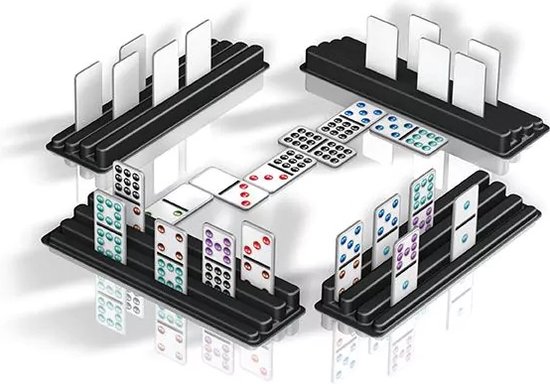 Schmidt® - Domino - Klassiek bordspel - Familie spel - vanaf 6 jaar - 2-4 spelers - Reisspel